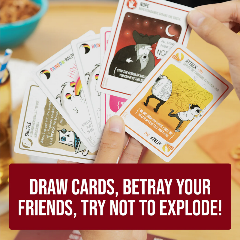 Exploding Kittens: Original Edition Card Game [Party Game]