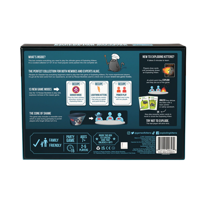 Exploding Kittens Recipes For Disaster [Party Game]