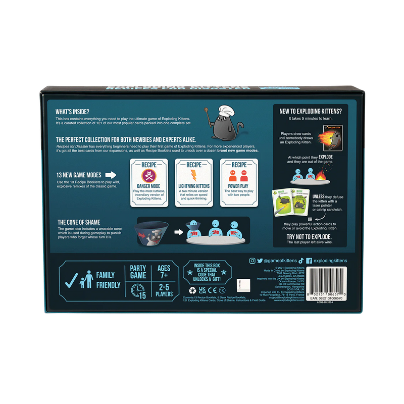 Exploding Kittens Recipes For Disaster [Party Game]