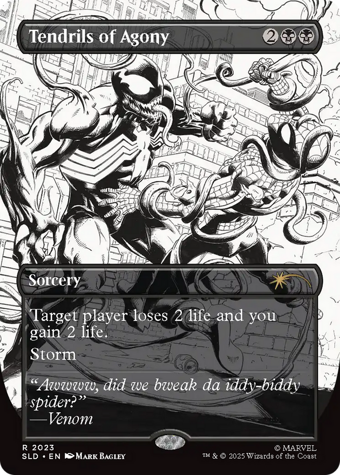 Tendrils of Agony (2023) (Rainbow Foil) [Secret Lair Drop Series]