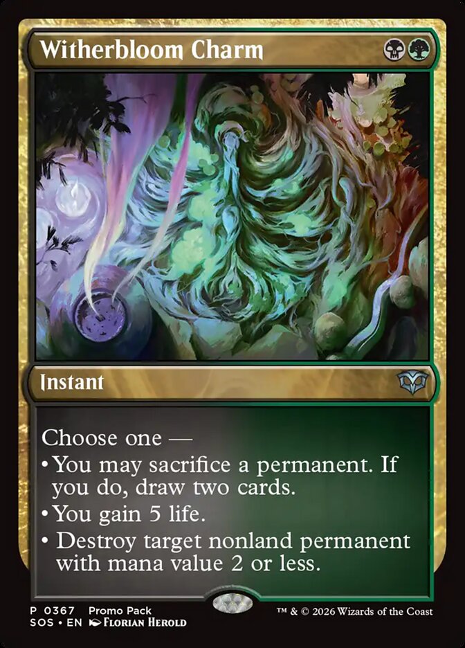Witherbloom Charm (Promo Pack) [Secrets of Strixhaven]