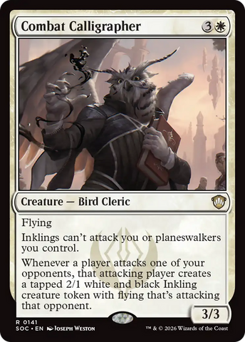 Combat Calligrapher [Secrets of Strixhaven Commander]