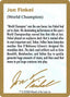 Jon Finkel Bio [World Championship Decks 2000]