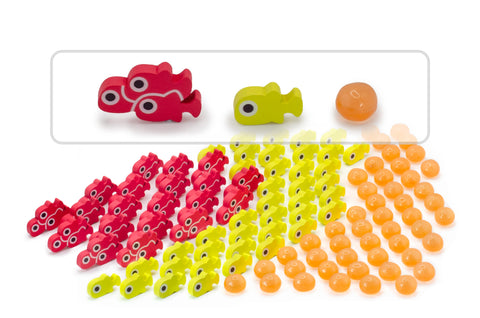 Finspan Upgrade Pack: Wooden Tokens & Squishy Eggs [Board Game]