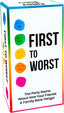 First to Worst: The Party Game About How Your Friends & Family Rank Things! [Party Game]