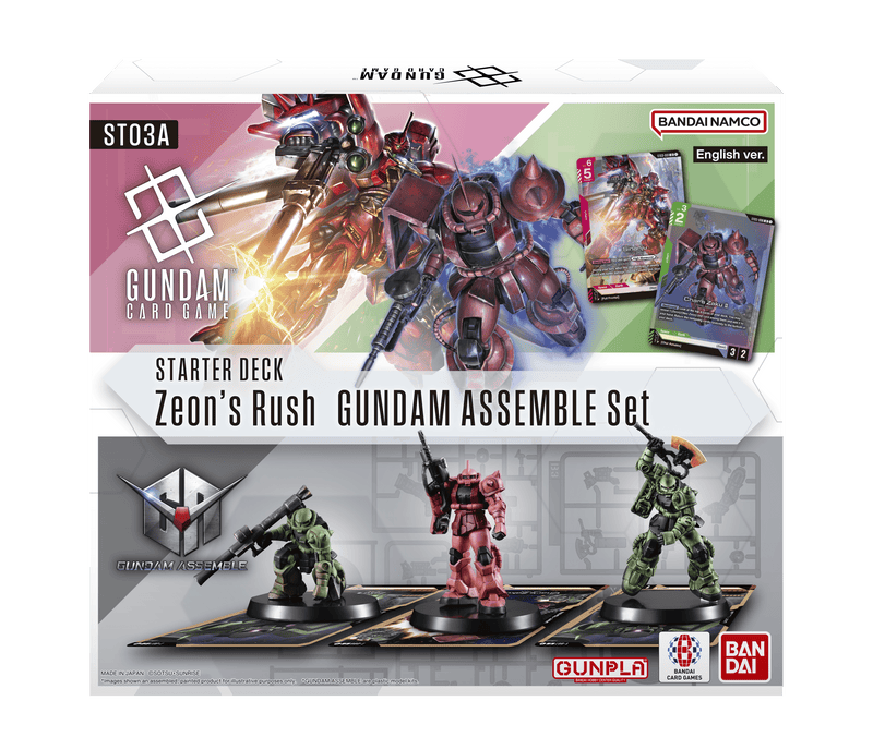 Gundam Card Game - Gundam Assemble Starter Set - Zeon's Rush (ST03A)