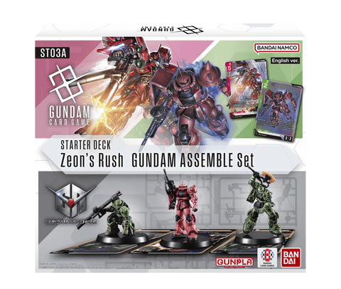 Gundam Card Game - Gundam Assemble Starter Set - Zeon's Rush (ST03A)