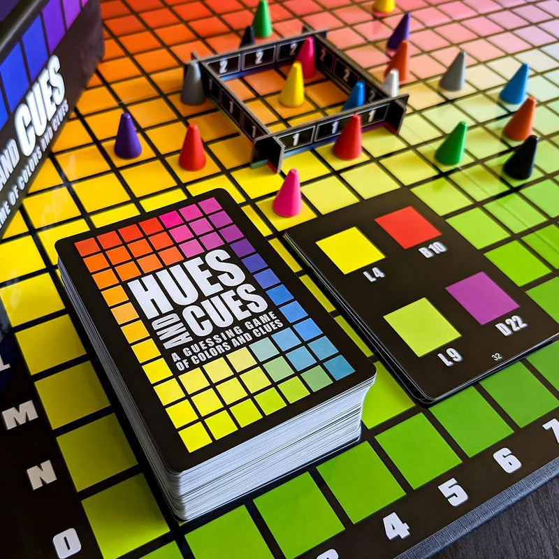Hues and Cues - A Guessing Game of Colors and Clues [Board Game]