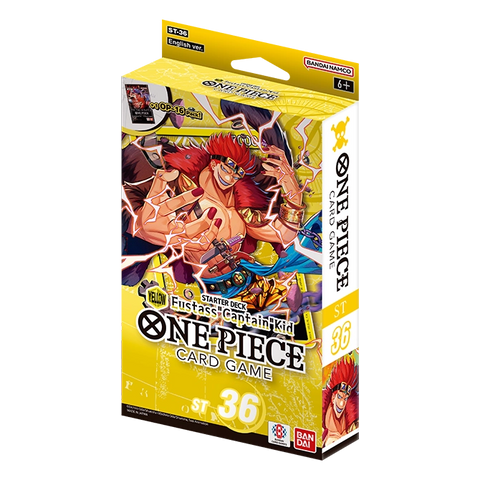 ONE PIECE Card Game YELLOW Eustass ”Captain” Kid ST-36 Starter Deck