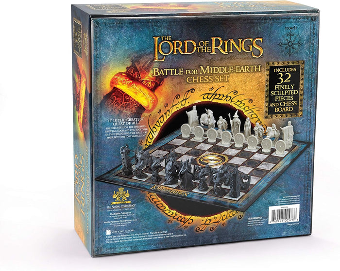 Lord of the Rings Battle for Middle-Earth Chess Set [Board Game]