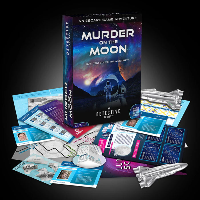 Murder On The Moon: An Escape Game Adventure [Board Game]