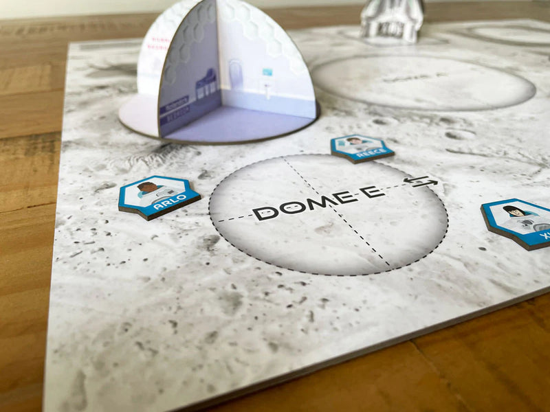 Murder On The Moon: An Escape Game Adventure [Board Game]