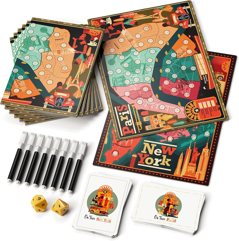 On Tour: Paris & New York [Board Game]