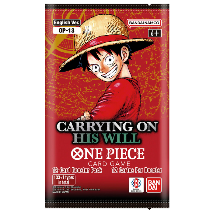 ONE PIECE Card Game Carrying On His Will OP-13 Booster Pack