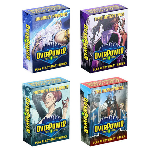 OverPower Card Game: Edgar Burroughs And The World Legends Starter Deck - Set of 4
