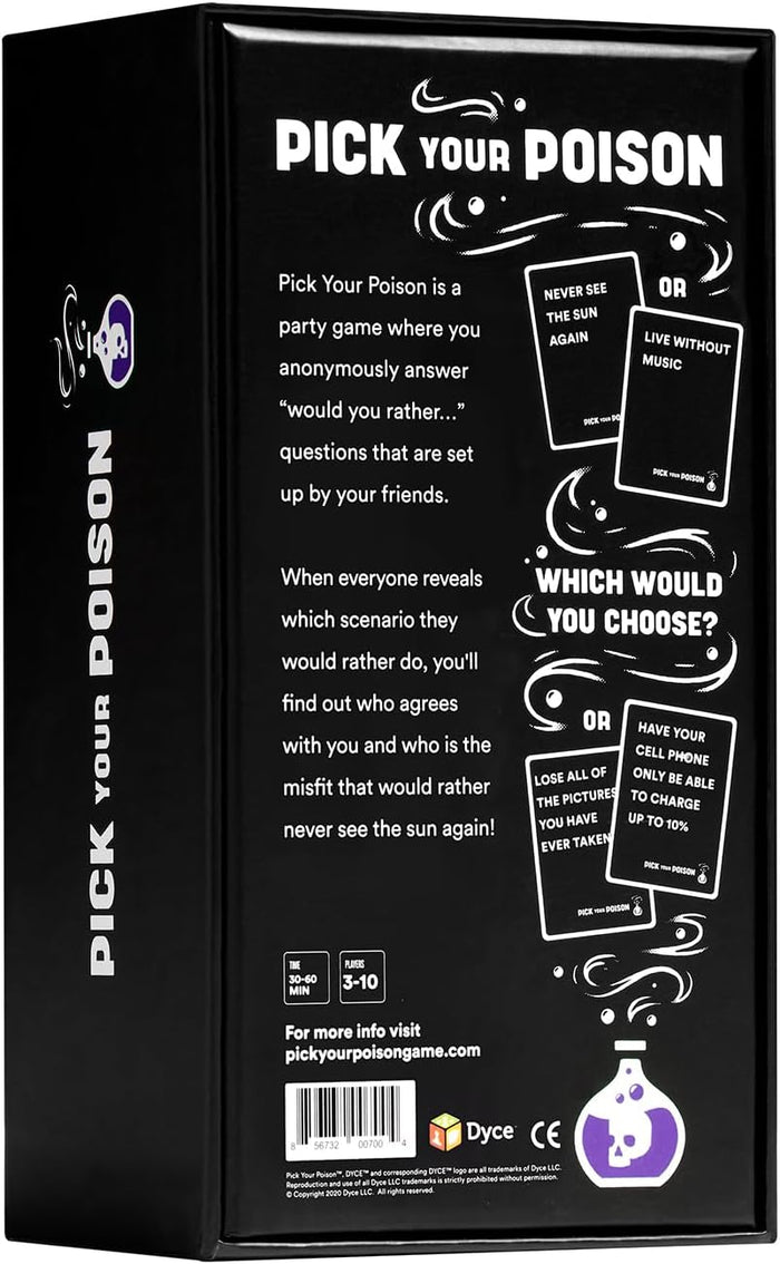 Pick Your Poison: The What Would You Rather Do Party Game [Party Game]