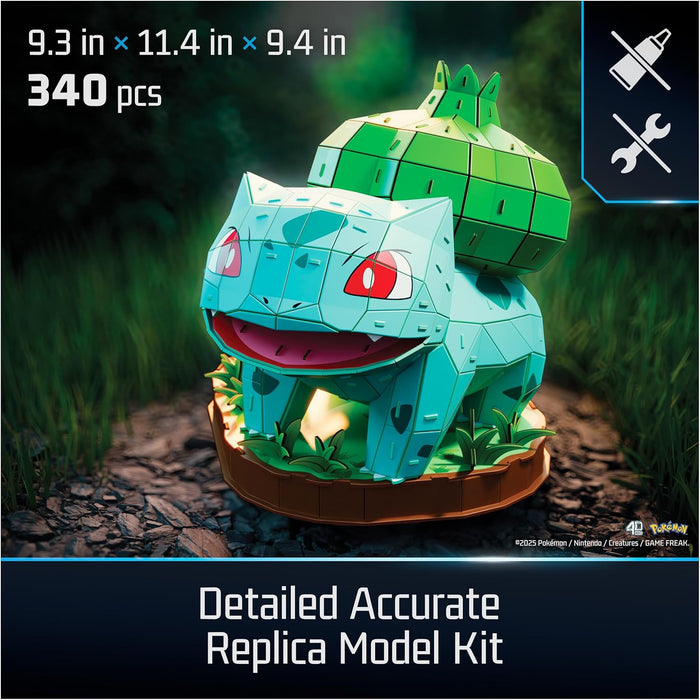 Pokémon Bulbasaur 3D Puzzle Model Kit (4D Build)