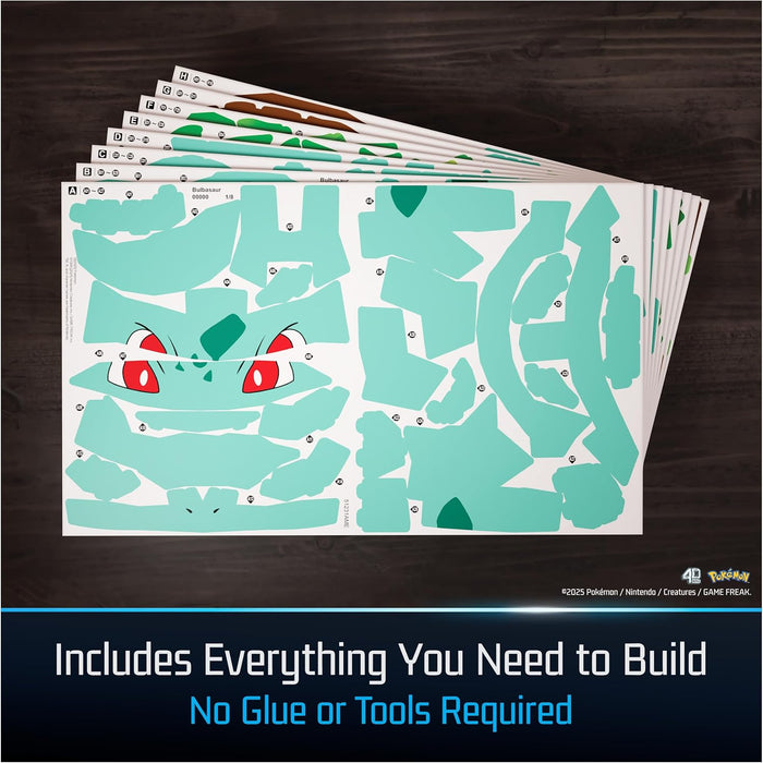 Pokémon Bulbasaur 3D Puzzle Model Kit (4D Build)