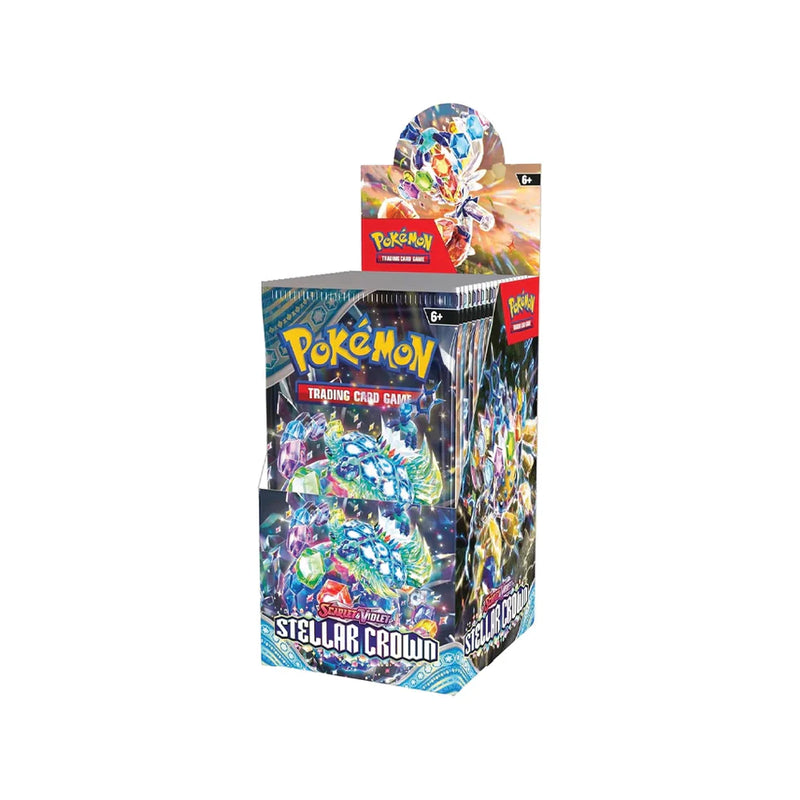 Pokémon Scarlet & Violet: Stellar Crown - 18-Pack Half Booster Box