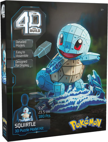 Pokémon Squirtle 3D Puzzle Model Kit (4D Build)