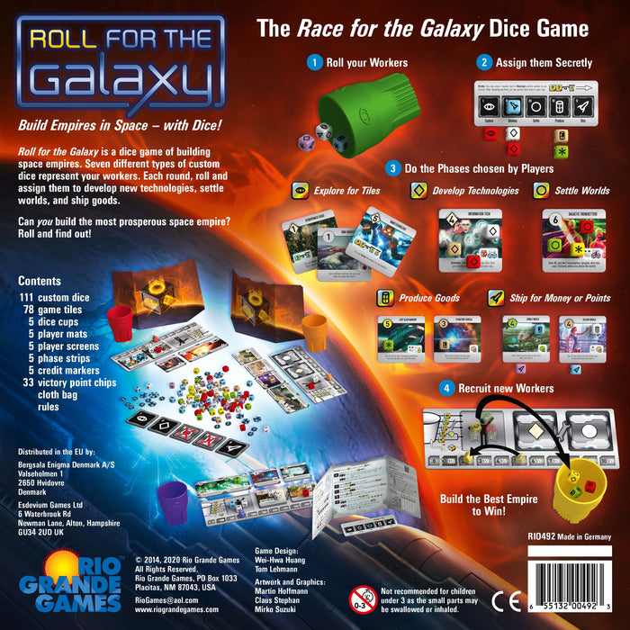 Roll for the Galaxy: The Race for the Galaxy Dice Game [Board Game]