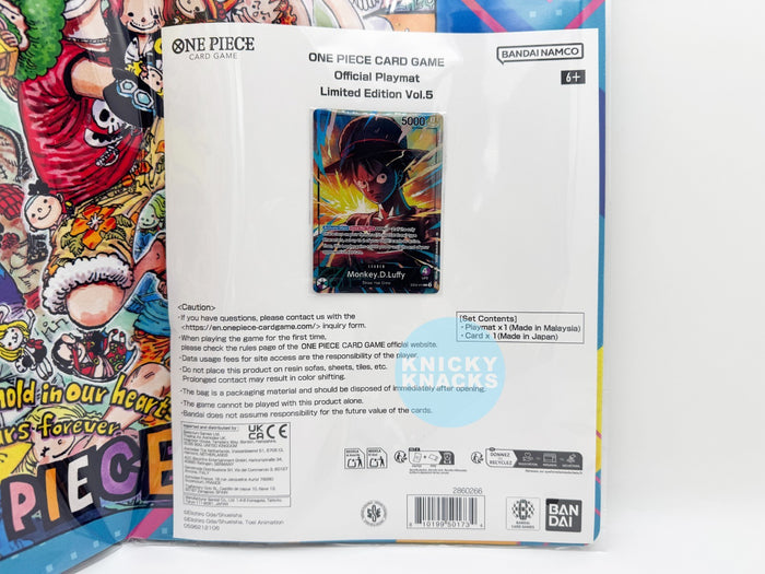 One Piece Card Game: EB02-010 Monkey D Luffy Promo Playmat Limited Edition Vol. 5
