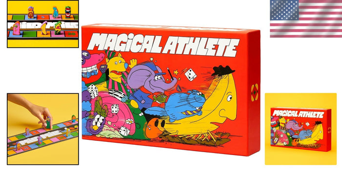 Magical Athlete Board Game: A Party Game of Pure Racing Chaos
