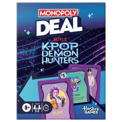 Hasbro Monopoly Deal: K-Pop Demon Hunters Card Game