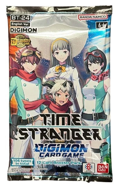Bandai Digimon Card Game: Time Stranger BT24 Booster Pack (12 Cards)