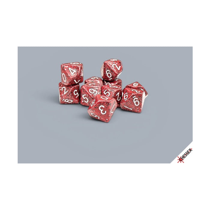 Chessex Speckled Dice: d10 Lava Stone (10 Count)
