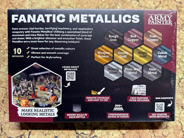 The Army Painter Warpaints Fanatic Metallics Paint Set
