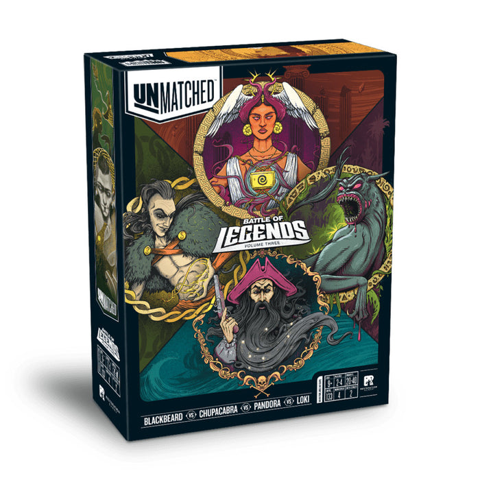 Restoration Games Unmatched: Battle of Legends Vol. 3 Board Game