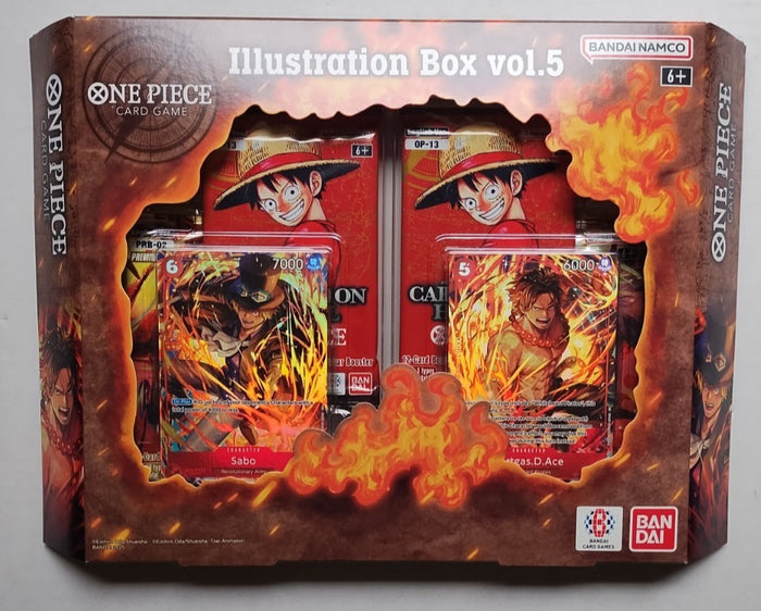 One Piece Card Game: Illustration Box Volume 5 and Volume 6 (2 Boxes)