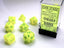 Chessex Polyhedral Festive Dice Set: Pop Art Red