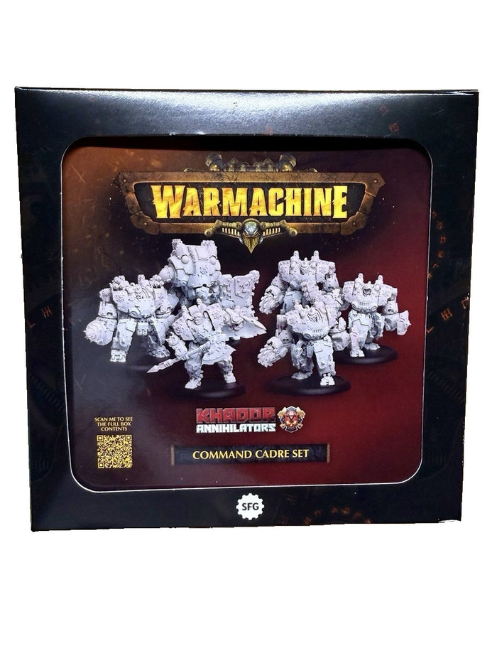Steamforged Games Warmachine: Khador - Annihilators Command Cadre Miniatures