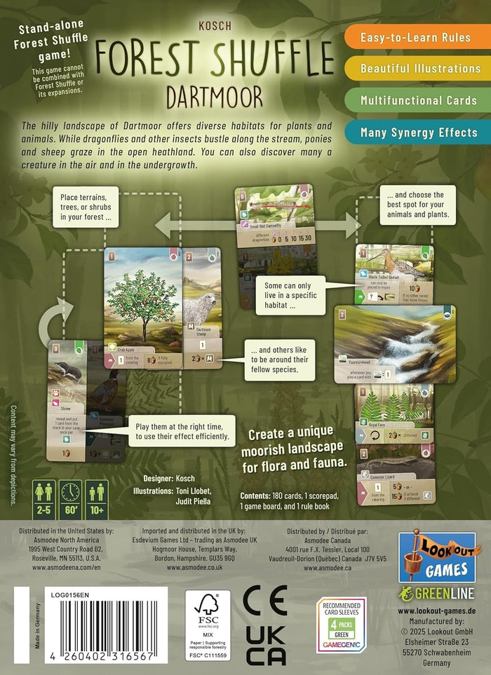 Forest Shuffle: Dartmoor Stand Alone Card Game