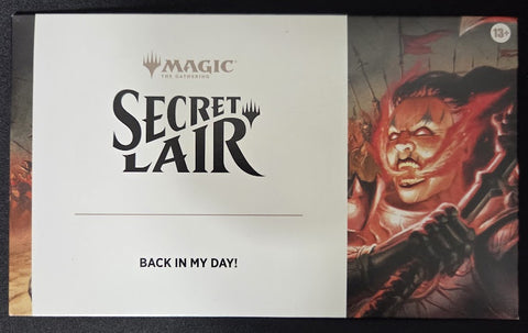 Magic: The Gathering - Secret Lair: Back in My Day Non-Foil Booster Box