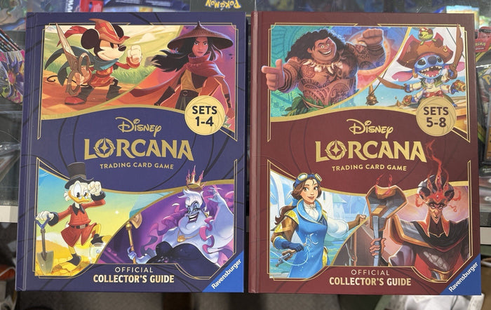 Disney Lorcana Official Collectors Guide: Volumes 1-8 Hardcover Book Set