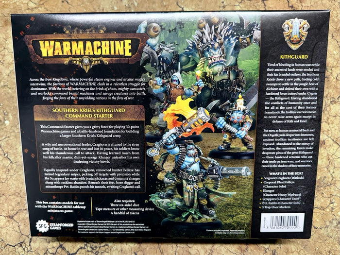 Steamforged Games Warmachine: Southern Kriels Kithguard Command Starter