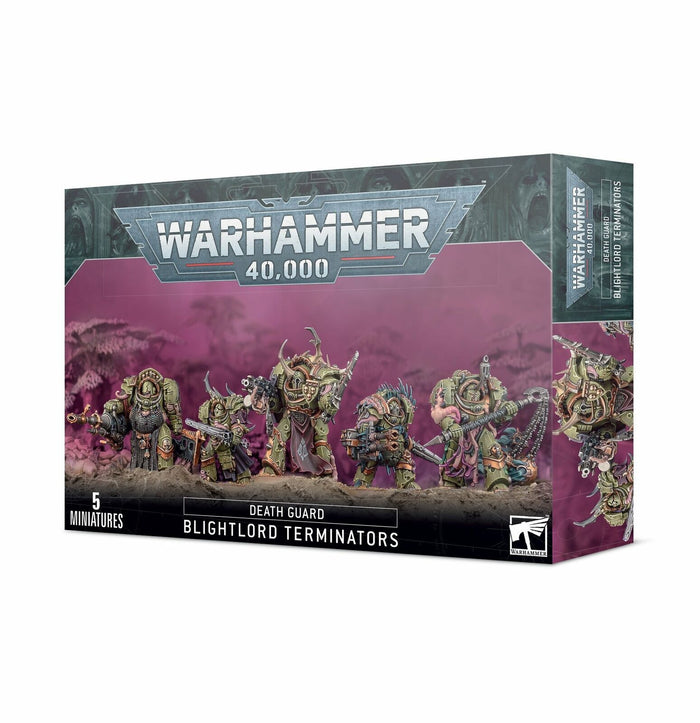 Games Workshop Warhammer 40K: Death Guard Blightlord Terminators (10 Models)