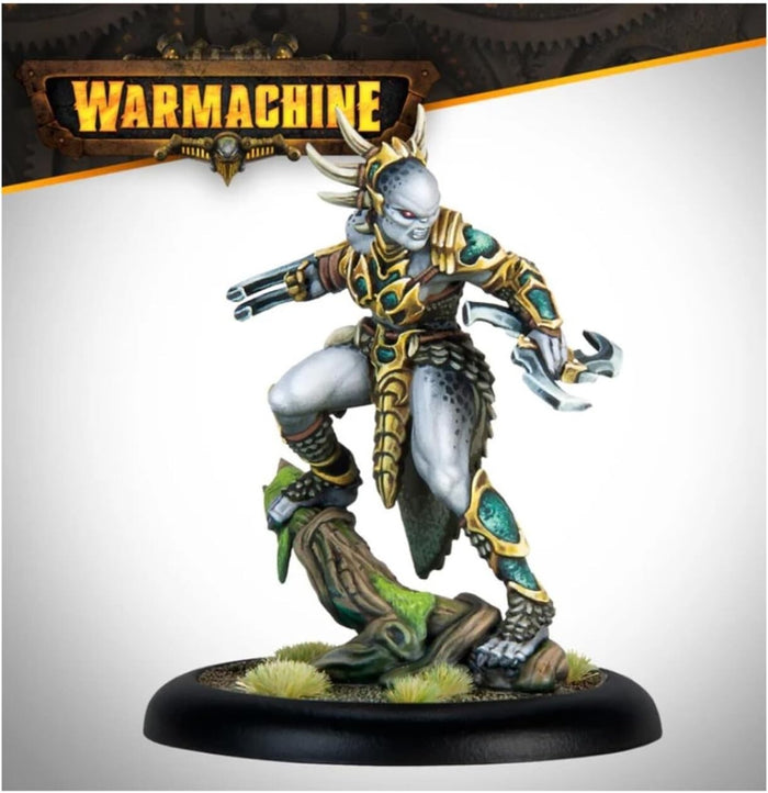 Privateer Press Mercenaries: Nissak, Totem Huntress Champion Miniature