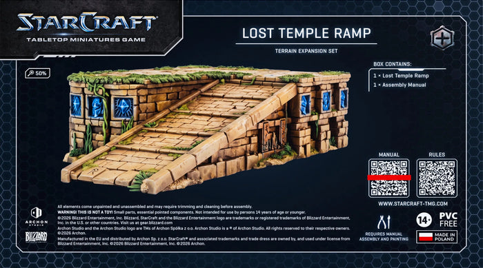 Archon Studio StarCraft: Tabletop Miniatures Game - Lost Temple Ramp Terrain Expansion