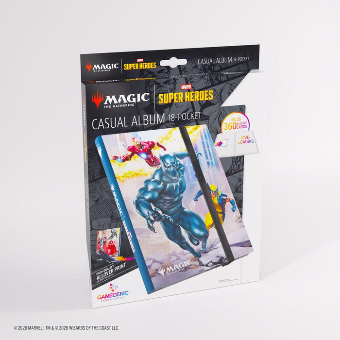 GameGenic Stora: Marvel Superheroes Casual Album 18-Pocket Card Binder