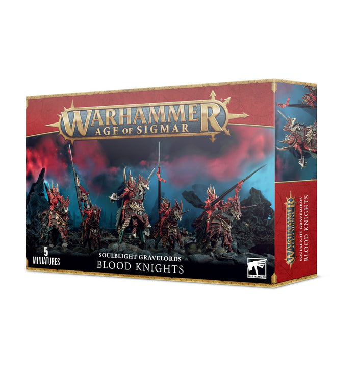 Games Workshop Warhammer 40K: Soulblight Gravelords Blood Knights (5 Models)