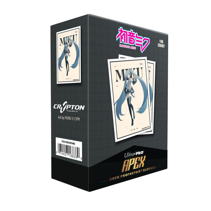Ultra Pro Apex Sleeves: Retro Soundscapes Hatsune Miku (105 Count)
