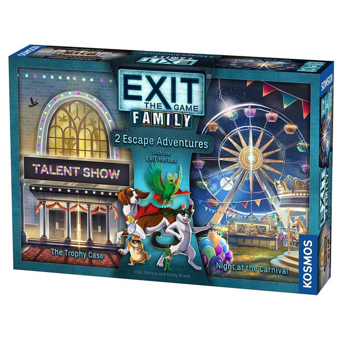 Exit: The Family Edition - The Trophy Case and Night at the Carnival Board Game