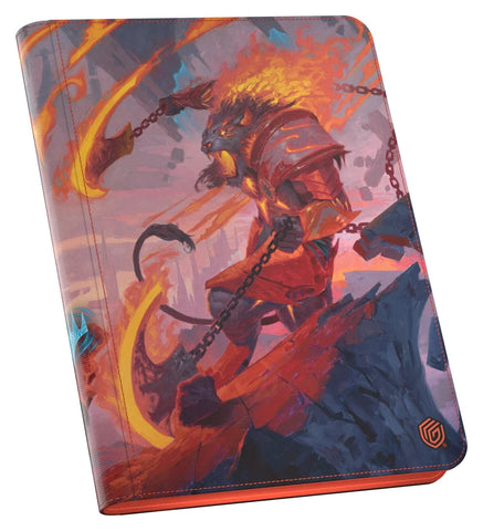 Ultra Pro Reality Fracture Zipfolio 360 Card Binder: Ajani Resolute/Ajani Unrelenting