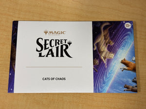 Magic: The Gathering - Cats of Chaos Secret Lair Non-Foil Edition
