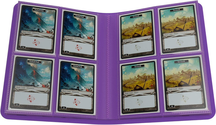 Gamegenic Prime Album 8-Pocket: Purple
