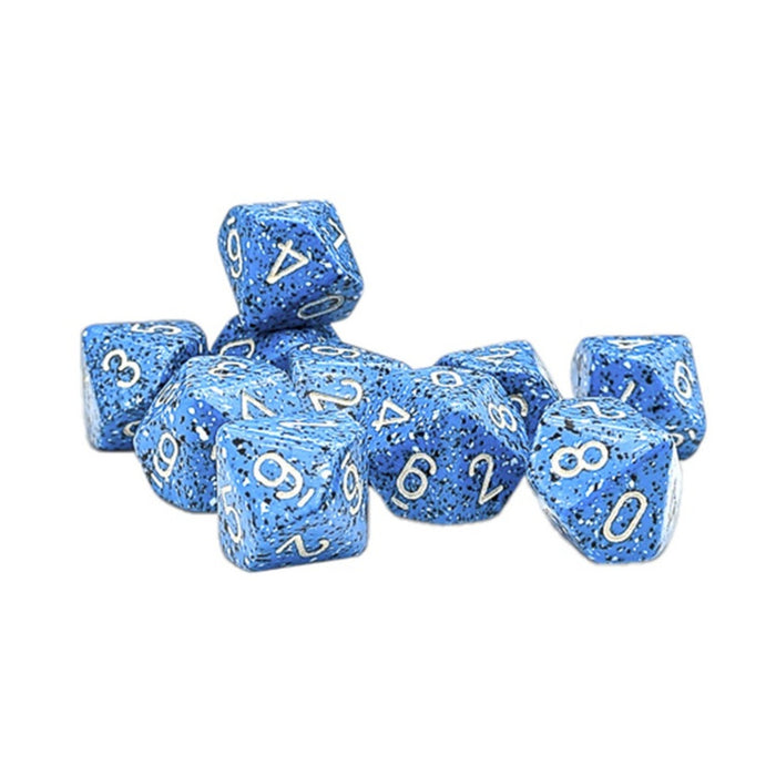Chessex Speckled Dice: d10 Ocean Stone (10-Pack)